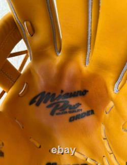 Mizuno pro 11.5inch Infield Right Orange Special Order glove Japan