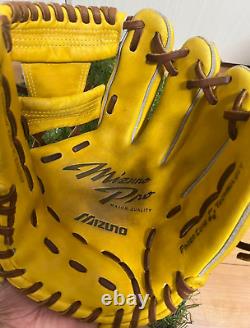 Mizuno pro 11.5inch Infield Right Yellow 1AJGR16013 Flagship shop Limited Glove
