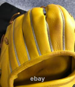Mizuno pro 11.5inch Infield Right Yellow 1AJGR16023 Baseball Glove Japan