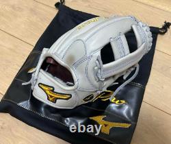 Mizuno pro 11.5inch Infield Right white Special Order Glove HAGA Japan