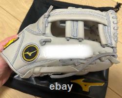 Mizuno pro 11.5inch Infield Right white Special Order Glove HAGA Japan