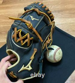 Mizuno pro 11.75inch Infield Right Black Hand Crafted MLB model Glove