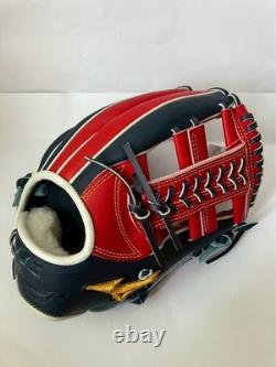 NEW Mizuno pro 11.5 Infield Right Blue Red Custom Order HAGA Japan
