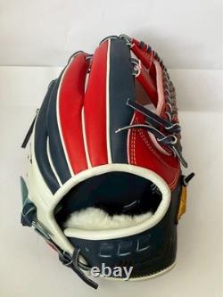 NEW Mizuno pro 11.5 Infield Right Blue Red Custom Order HAGA Japan