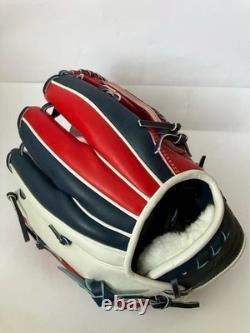 NEW Mizuno pro 11.5 Infield Right Blue Red Custom Order HAGA Japan