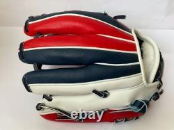NEW Mizuno pro 11.5 Infield Right Blue Red Custom Order HAGA Japan