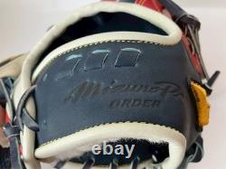 NEW Mizuno pro 11.5 Infield Right Blue Red Custom Order HAGA Japan