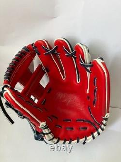NEW Mizuno pro 11.5 Infield Right Blue Red Custom Order HAGA Japan