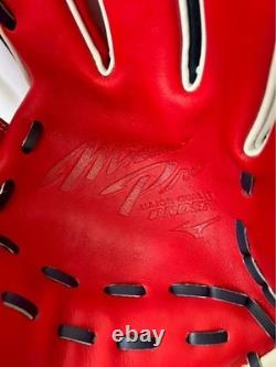 NEW Mizuno pro 11.5 Infield Right Blue Red Custom Order HAGA Japan