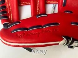 NEW Mizuno pro 11.5 Infield Right Blue Red Custom Order HAGA Japan
