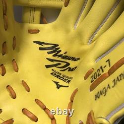 NEW Mizuno pro 11.5 Infield Right Yellow Custom Order HAGA Japan
