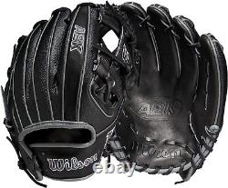 New 2023 Wilson A2K 11.5 Pro Stock Select Leather Black RHT Baseball Glove