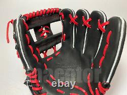 New Hi-Gold Pro Order 11.5 Infield Baseball Glove Red Black H-Web RHT Japan