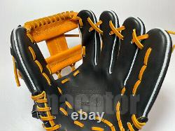 New Hi-Gold Pro Order 11.5 Infield Baseball Glove Tan Black H-Web RHT Japan