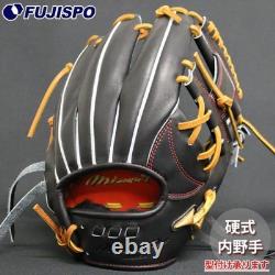 New Mizuno pro Baseball glove 11.5 infield RHT Black custom order HAGA japan