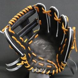 New Mizuno pro Baseball glove 11.5 infield RHT Black custom order HAGA japan