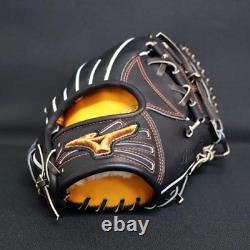 New Mizuno pro Baseball glove 11.5 infield RHT Black custom order HAGA japan