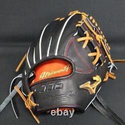 New Mizuno pro Baseball glove 11.5 infield RHT Black custom order HAGA japan