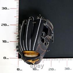 New Mizuno pro Baseball glove 11.5 infield RHT Black custom order HAGA japan