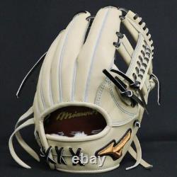 New Mizuno pro Baseball glove 11.5 infield RHT Blonde custom order HAGA japan