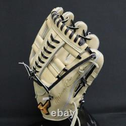 New Mizuno pro Baseball glove 11.5 infield RHT Blonde custom order HAGA japan