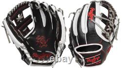 New Rawlings Heart of the Hide Series 11.5 Infield Glove RHT PRO314-32BW Bk/Gry