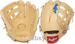 New Rawlings Pro Preferred Series 12.25 RHT Infield Glove (2021) Camel/Blue