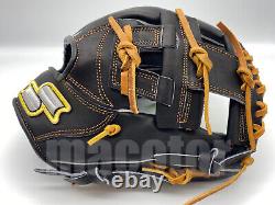 New SSK Silver 11.75 Infield Baseball Glove Black H-Web RHT Japan Pro