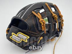 New SSK Silver 11.75 Infield Baseball Glove Black H-Web RHT Japan Pro