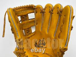 New SSK Silver Series 11.75 Infield Baseball Glove Tan Cross RHT Japan Pro