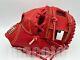 New Zett Pro Model 11.25 Infield Baseball Glove Red H-web Rht Npb Japan Ss