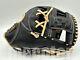 New Zett Pro Model 11.5 Infield Baseball Glove Black Cream Rht Japan H-web