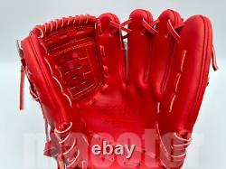 New ZETT Pro Model 11.5 Infield Baseball Glove Red RHT NPB Japan