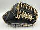 New Zett Pro Model 11.75 Infield Baseball Glove Black Cream Rht Japan T-web