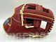 New Zett Pro Model 12 Infield Baseball Glove Crimson Gold Cross Rht Npb Japan