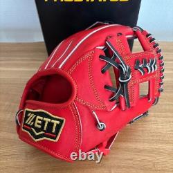 New ZETT pro status 11.5 Infield Right Red BPROG640 made in japan