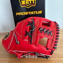 New ZETT pro status 11.5 Infield Right Red BPROG640 made in japan