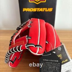 New ZETT pro status 11.5 Infield Right Red BPROG640 made in japan
