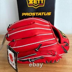 New ZETT pro status 11.5 Infield Right Red BPROG640 made in japan