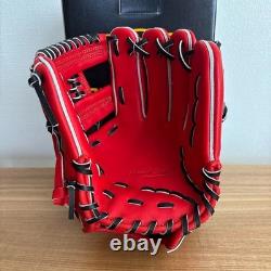 New ZETT pro status 11.5 Infield Right Red BPROG640 made in japan