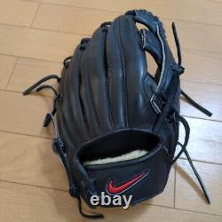 Nike DIAMOND PRO J D PRO1175J Baseball Glove RHT Infield Black Excellent