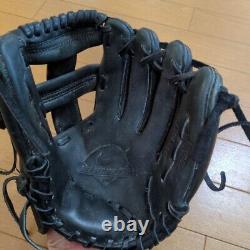 Nike DIAMOND PRO J D PRO1175J Baseball Glove RHT Infield Black Excellent