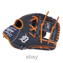 PRO204-2DET-RightHandThrow Rawlings Heart of the Hide Detriot Tigers Baseball Gl