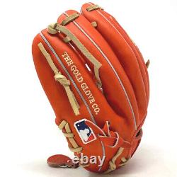 PRO204-6RODM-RightHandThrow Rawlings Red Orange Heart of the Hide 11.5 H Web Bas