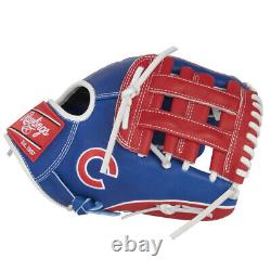 PRO204W-6CHC-RightHandThrow Rawlings Heart of the Hide Chicago Cubs Baseball Glo