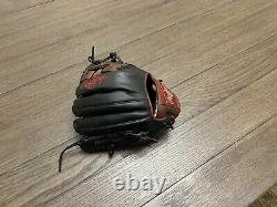 Pro Issue Rawlings Pro Preferred 12 I Web Baseball Glove Black Brown