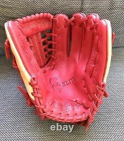Rawlings 11.5 GG Elite Series Pro Baseball Glove Red/Red/Tan Right Hand Thrower
