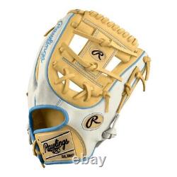 Rawlings 11.5 I-Web Baby Blue Blonde White Heart of the Hide Infield Glove NEW