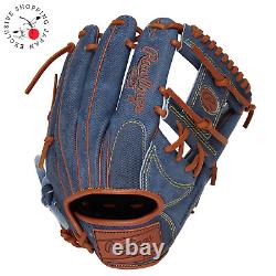 Rawlings Baseball Infielder Glove HOH HERITAGE PRO JEANS GR3FR6N62 11.25 Navy