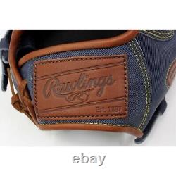 Rawlings Baseball Infielder Glove HOH HERITAGE PRO JEANS GR3FR6N62 11.25 Navy